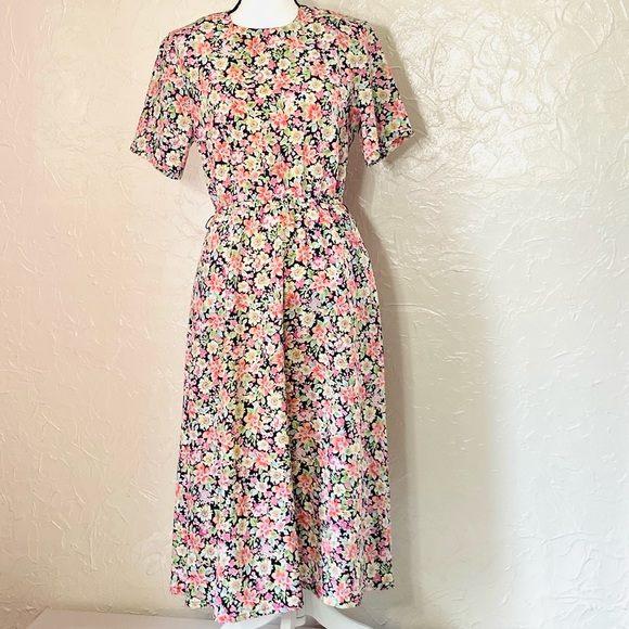 The Tog Shop 6P vintage floral dress w/pockets - Picture 1 of 14